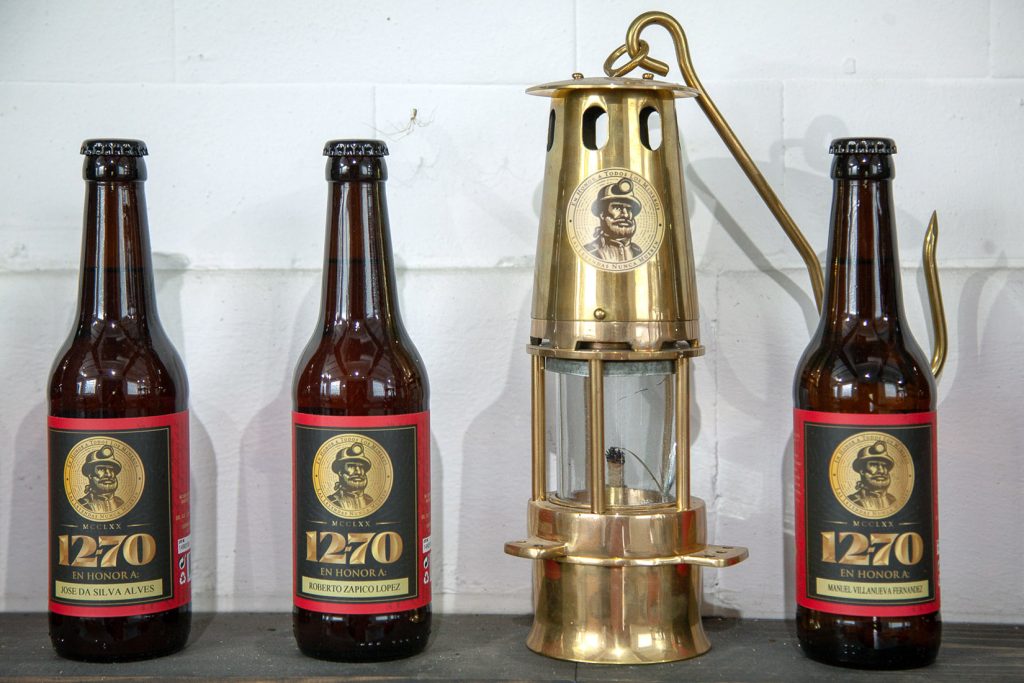 Fabrica de cerveza artesana 12.70, en las antiguas instalaciones del Pozo Lumajo. Villaseca de Laciana. Villablino. Leon 2020