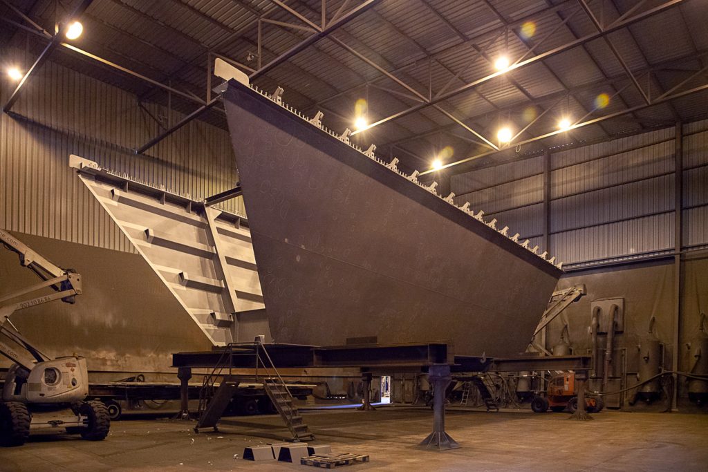 Factoría industrial de Construcciones Navales del Norte. La Naval. Sestao. Bizkaia 2019