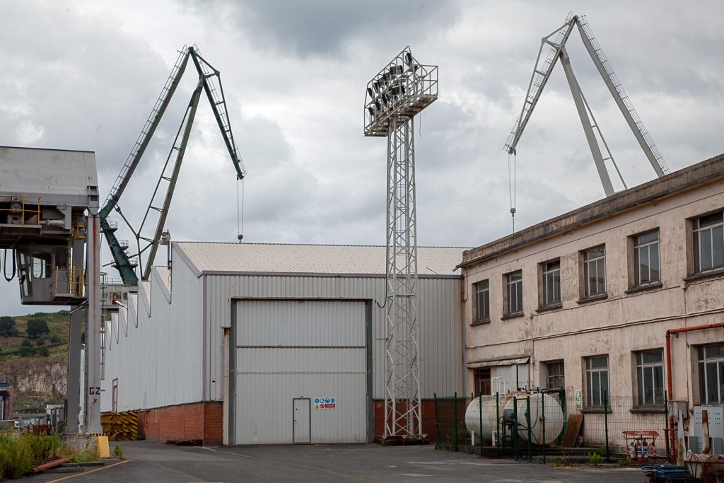 Factoría industrial de Construcciones Navales del Norte. La Naval. Sestao. Bizkaia 2019