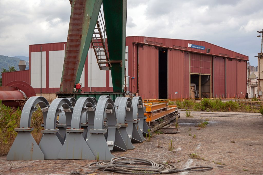 Factoría industrial de Construcciones Navales del Norte. La Naval. Sestao. Bizkaia 2019