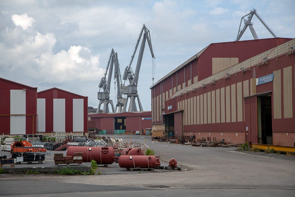 Factoría industrial de Construcciones Navales del Norte. La Naval. Sestao. Bizkaia 2019
