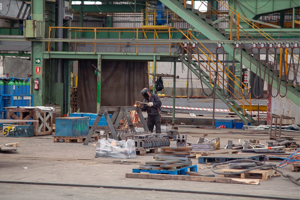 Factoría industrial de Construcciones Navales del Norte. La Naval. Sestao. Bizkaia 2019