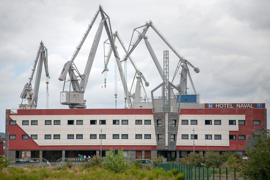 Factoría industrial de Construcciones Navales del Norte. La Naval. Sestao. Bizkaia 2019