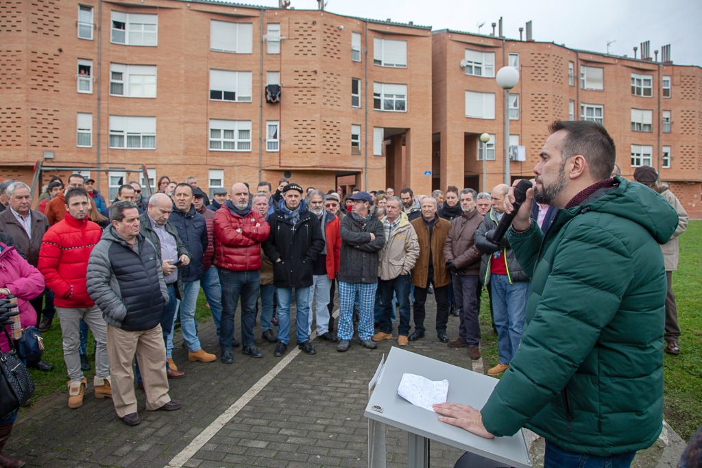 Homenaje a Lorenzo Gallardo, minero y sindicalista de CCOO fallecido durante las movilizaciones mineras de 1998. Ujo. Asturias 2018