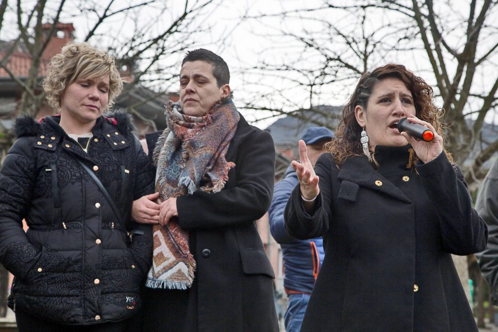 Homenaje a Lorenzo Gallardo, minero y sindicalista de CCOO fallecido durante las movilizaciones mineras de 1998. Ujo. Asturias 2018