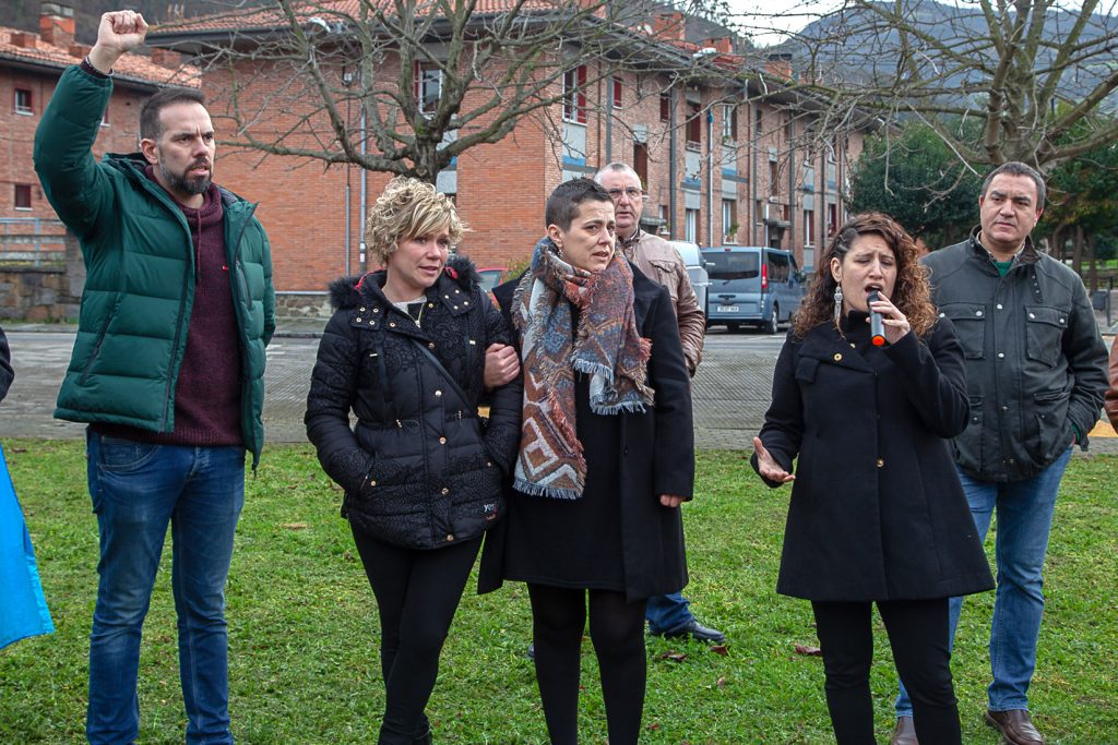 Homenaje a Lorenzo Gallardo, minero y sindicalista de CCOO fallecido durante las movilizaciones mineras de 1998. Ujo. Asturias 2018