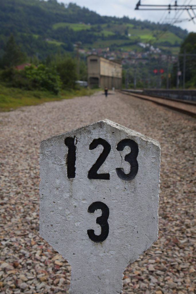 Estación de tren de Ablaña. Mieres. Asturias 2018