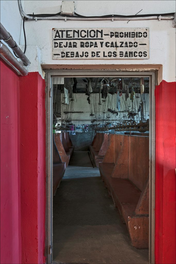 Antigua casa de aseos del Pozo Julia. Fabero. León 2020.