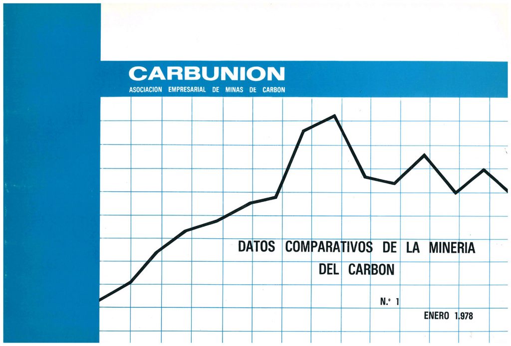Informe Carbounion. Datos comparativos de la Minería del Carbón y de Refino del Petróleo. N.º 1. Enero 1978. Caja 13. Doc 12. 12 Paginas