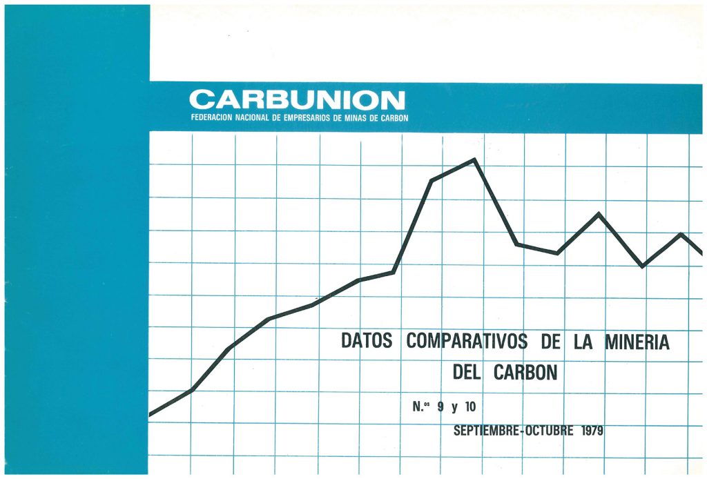 Informe Carbounion. Datos comparativos de la Mineria del Carbon. Nº 9 y 10. Octubre 1979. Caja 21. Doc 4. 9 Paginas