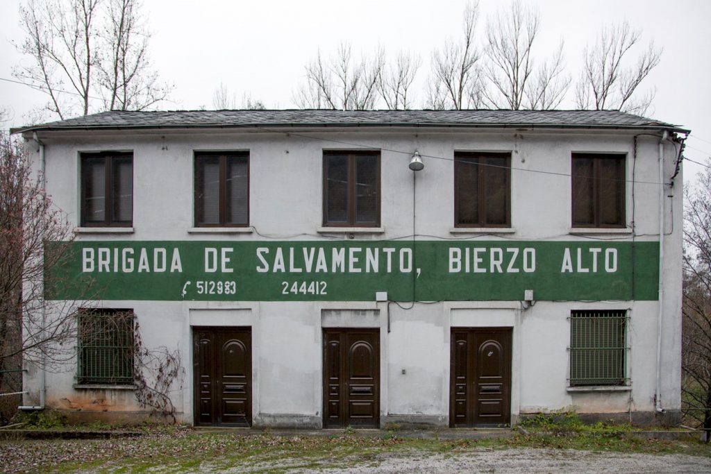 Antigua sede de la brigada de salvamento Minero del Bierzo Alto. Ventas de Albares. Torre del Bierzo. León 2018