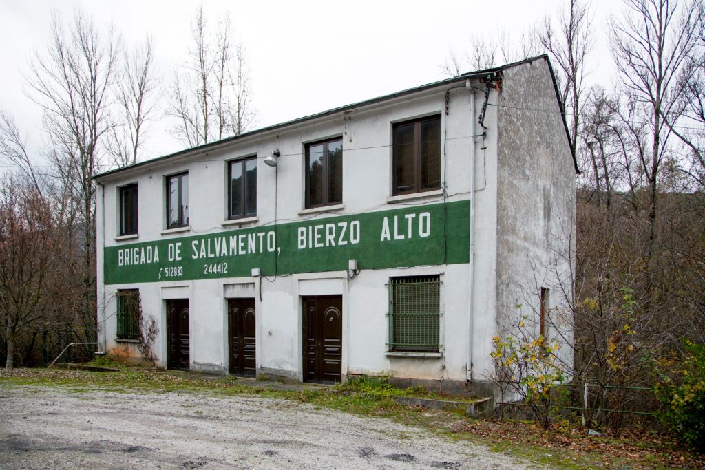 Antigua sede de la brigada de salvamento Minero del Bierzo Alto. Ventas de Albares. Torre del Bierzo. León 2018