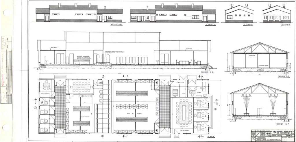 PLN 12 / TOMO 3 MSP – Grupo Paulina. Anteproyecto del nuevo cuarto de aseo en Paulina. Serie PA-e Num 107-1. Año 1992