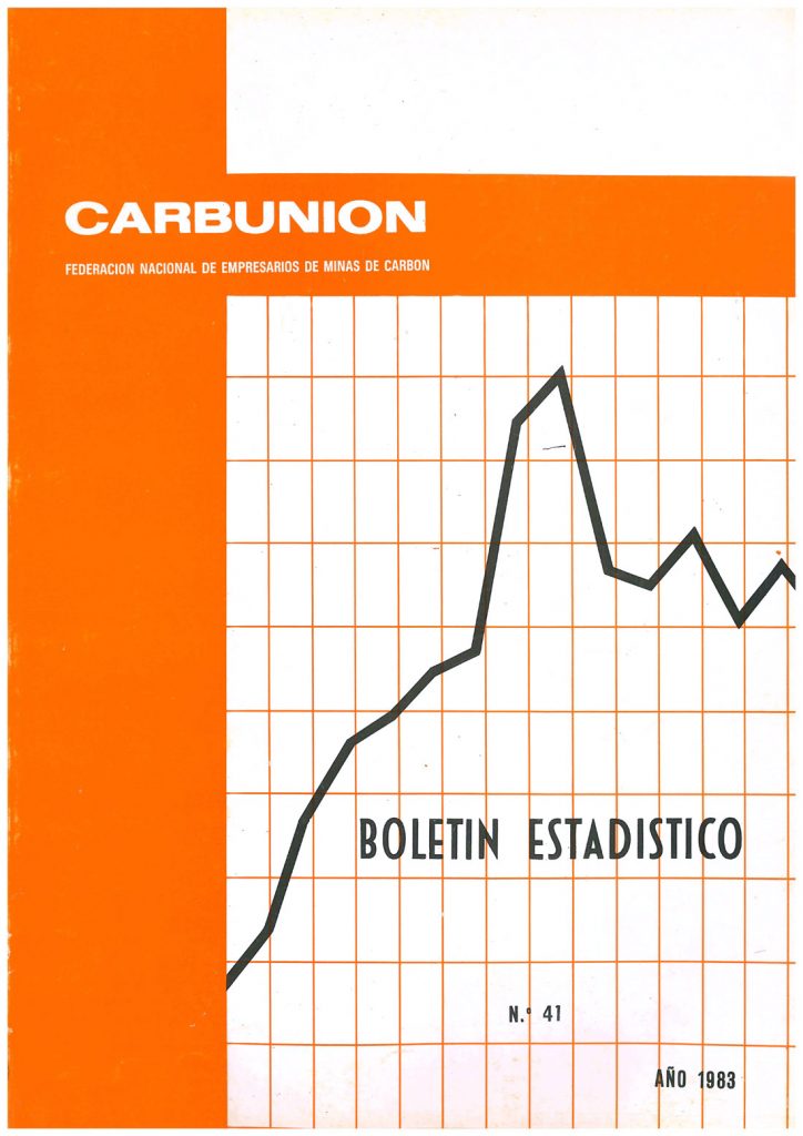 Informe Carbunion. Boletín estadístico. Nº 41. Año 1983. Caja 14. Doc 1. 48 Paginas