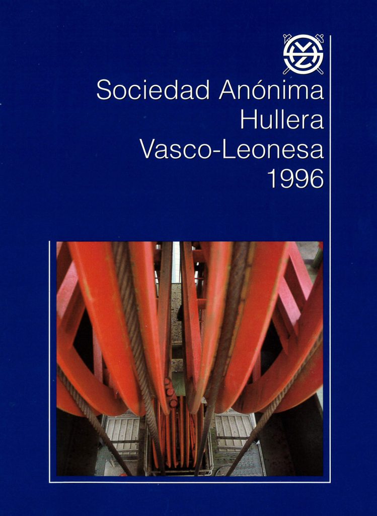 Sociedad Anónima Hullera Vasco-Leonesa. Informe anual 1996. Caja 17. Doc 5. 56 paginas.