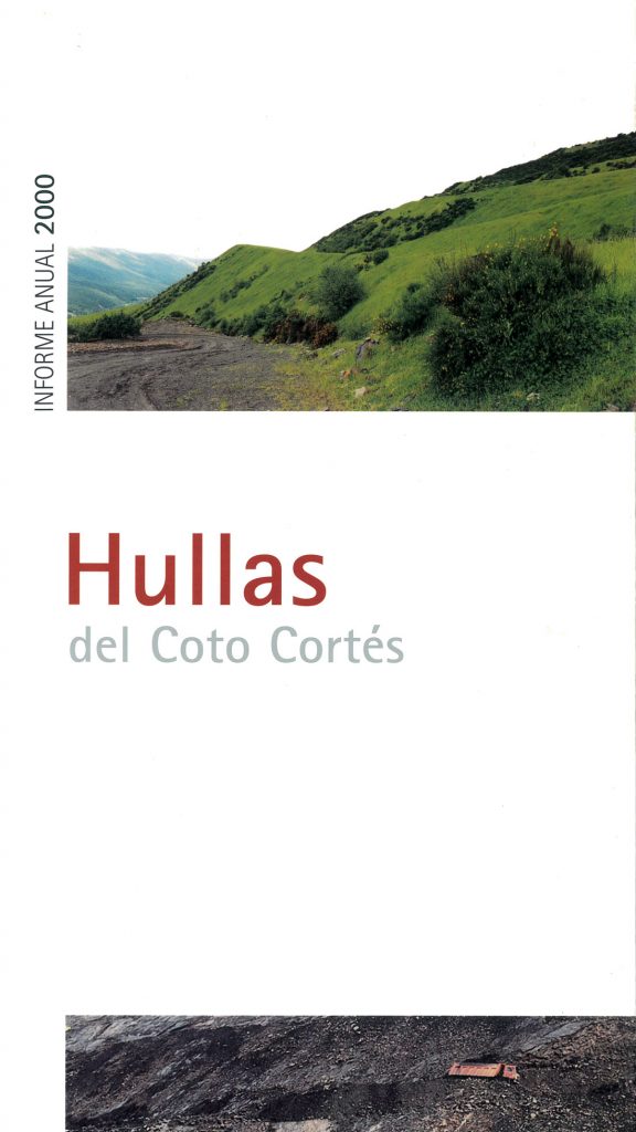 Informe anual año 2000. Hullas del Coto Cortés. Caja 17. Doc 6. 90 paginas.