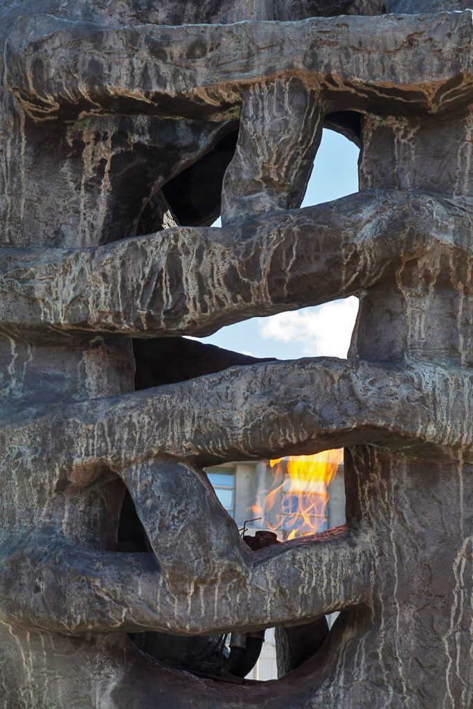 Monumento homenaje a los mineros fallecidos en accidentes de trabajo. Mieres. Asturias 2021