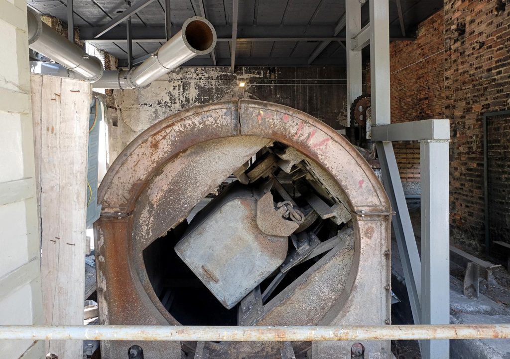 Basculador del Pozo Santa Bárbara. Valle de Turón. Mieres. Asturias. 2021