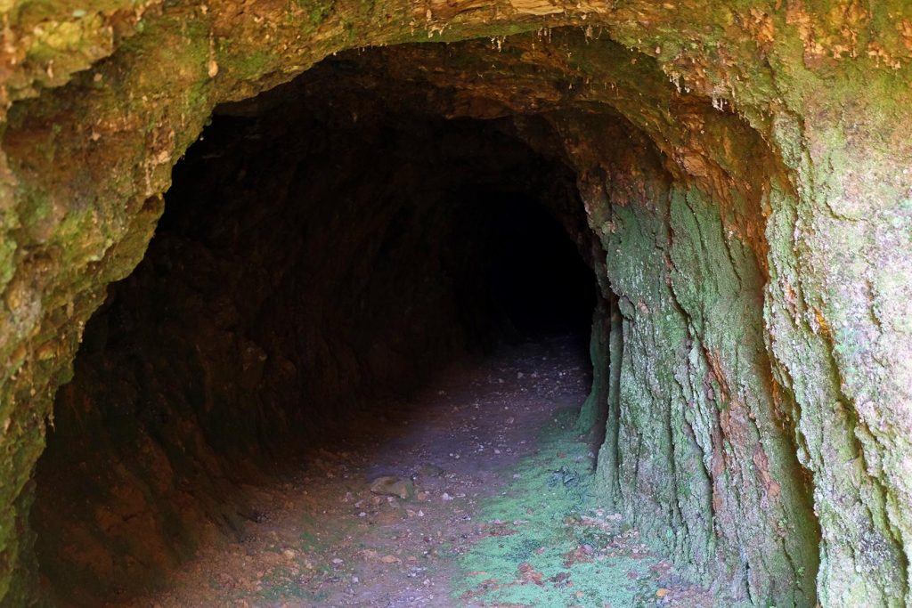 Bocamina del primer piso de la Mina Peña Tascón. Villanueva de Oscos. Asturias. 2021