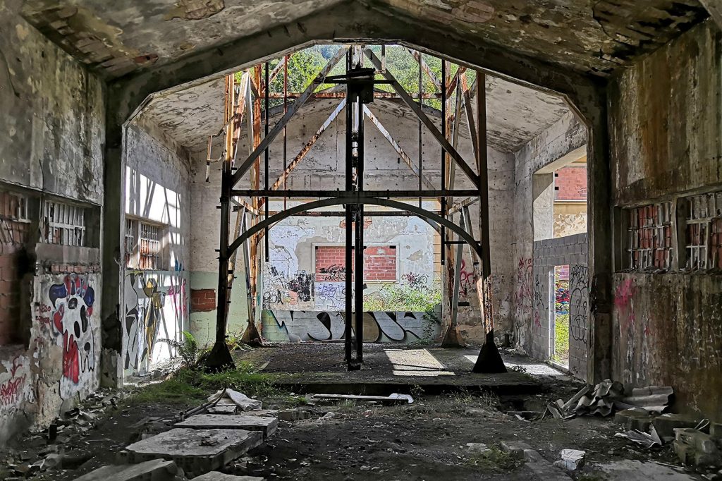 Embarque del Pozo San José. Olloniego. Oviedo. Asturias. 2021