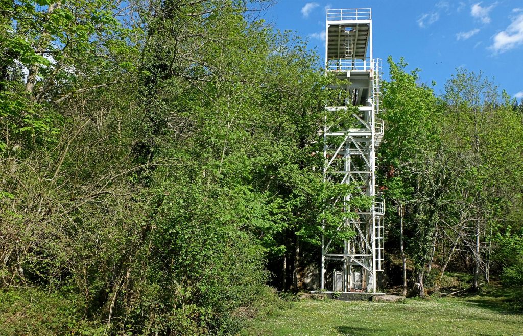 Vista general del Pozo San Fernando. Aller. Asturias. 2021