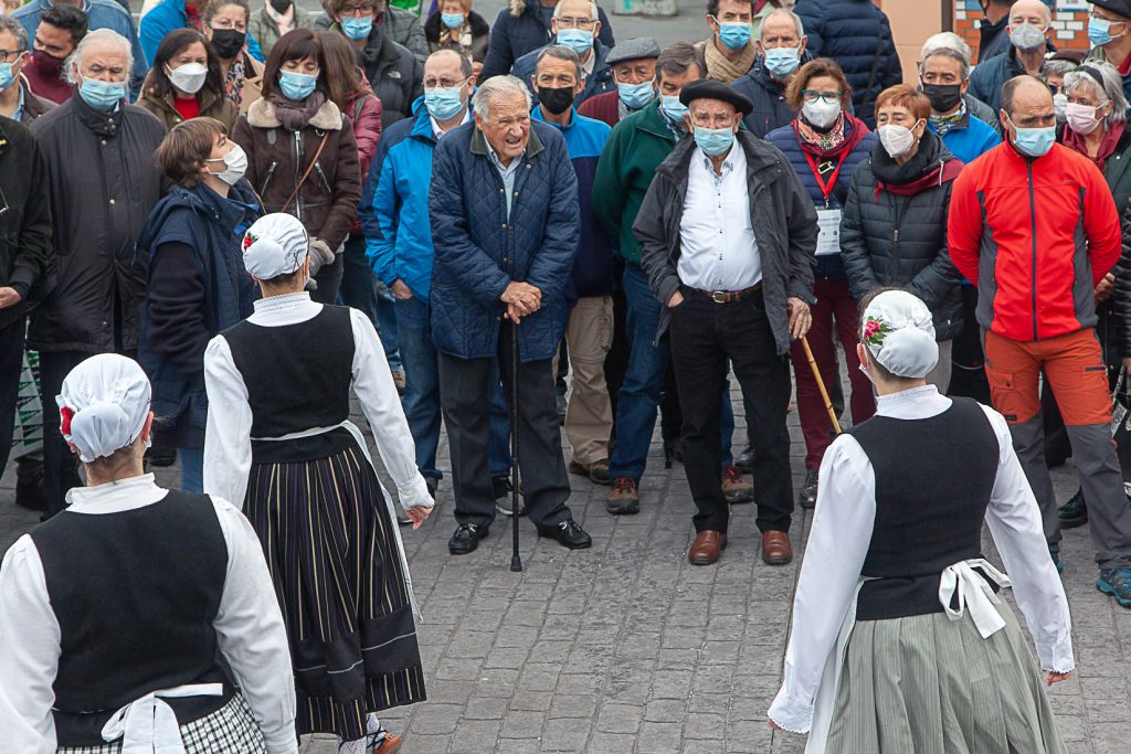 Homenaje a Carmelo Uriarte Olano, fundador del museo de la Minería del País Vasco. Gallarta. Vizcaya 2021