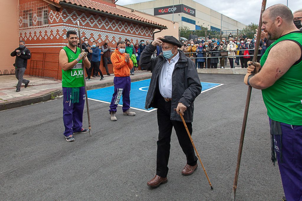 Homenaje a Carmelo Uriarte Olano, fundador del museo de la Minería del País Vasco. Gallarta. Vizcaya 2021