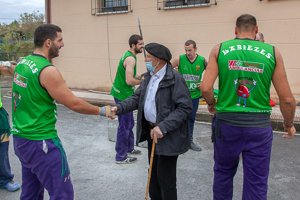 Homenaje a Carmelo Uriarte Olano, fundador del museo de la Minería del País Vasco. Gallarta. Vizcaya 2021