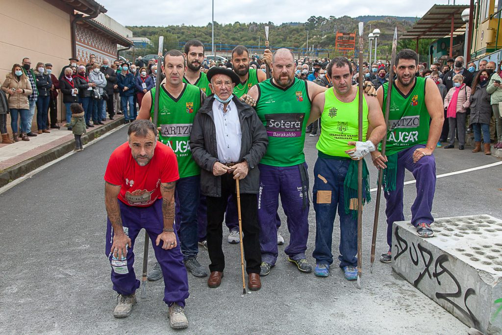 Homenaje a Carmelo Uriarte Olano, fundador del museo de la Minería del País Vasco. Gallarta. Vizcaya 2021