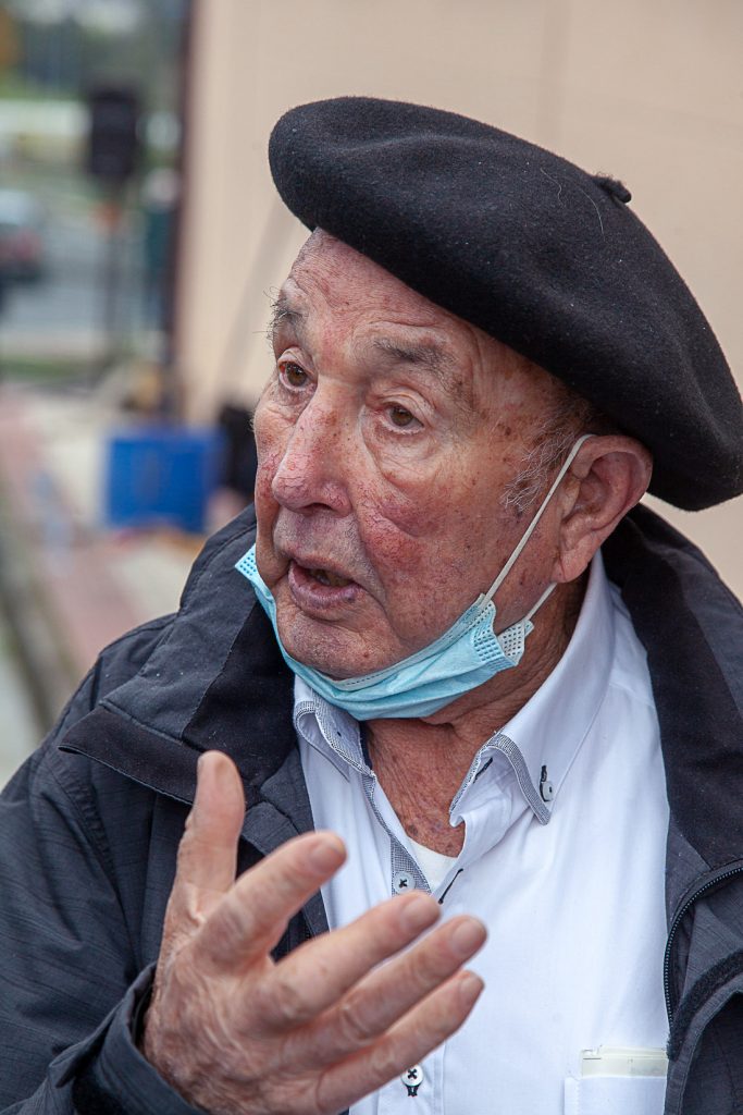 Homenaje a Carmelo Uriarte Olano, fundador del museo de la Minería del País Vasco. Gallarta. Vizcaya 2021