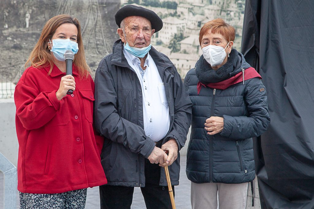 Homenaje a Carmelo Uriarte Olano, fundador del museo de la Minería del País Vasco. Gallarta. Vizcaya 2021