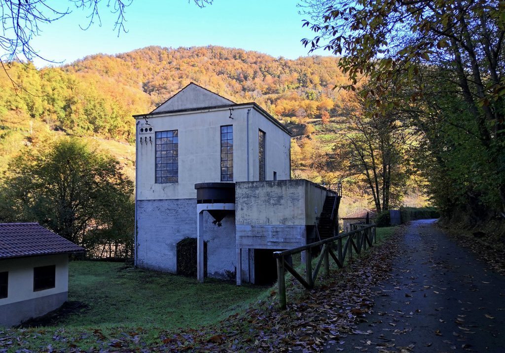 Vista general del lavadero de la Mina del Xagarín. Quirós. Asturias. 2021