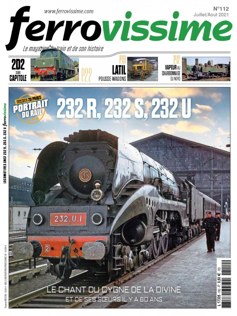 Portada de la revista Ferrovissime. Nº 112. Julio/Agosto 2021