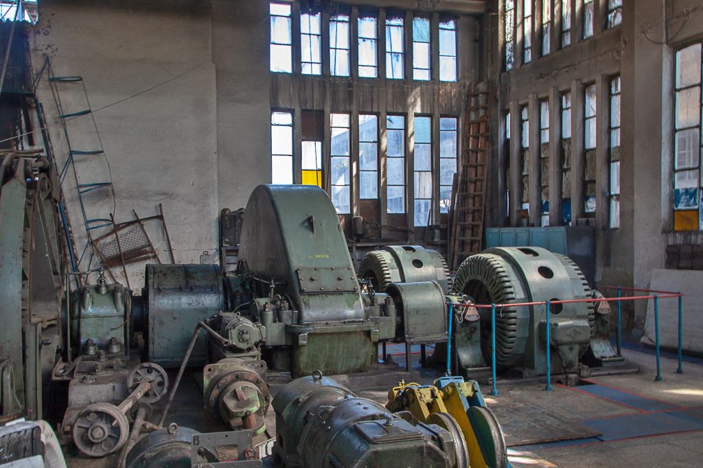 Sala de máquinas de la Mina Lonea. Petrila. Rumanía 2021