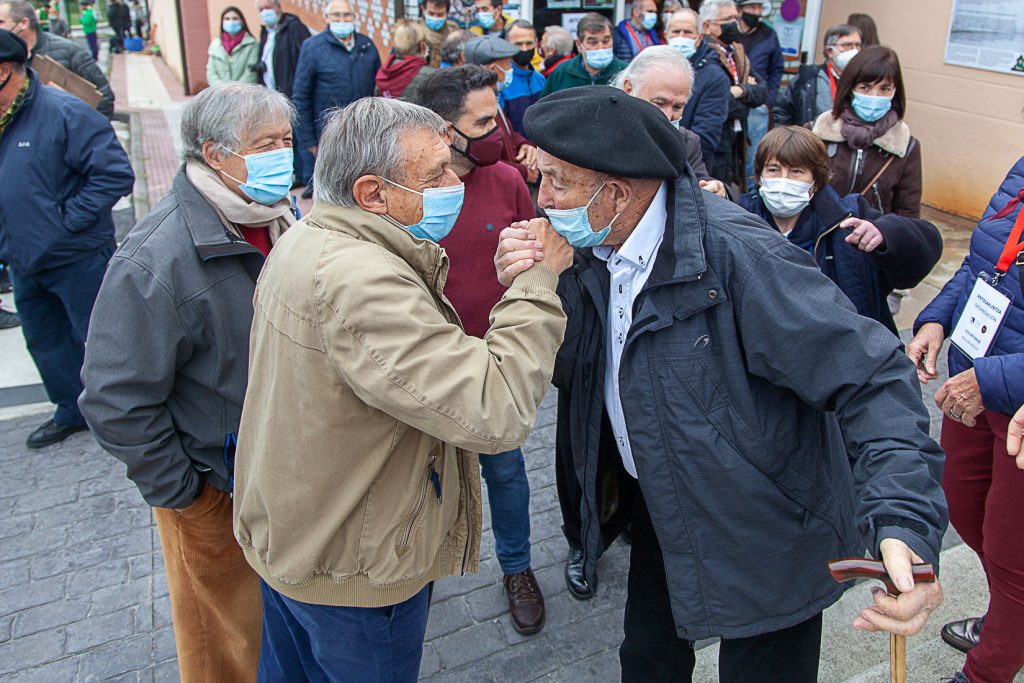 Homenaje a Carmelo Uriarte Olano, fundador del museo de la Mineria del Pais Vasco. Gallarta. Vizcaya 2021