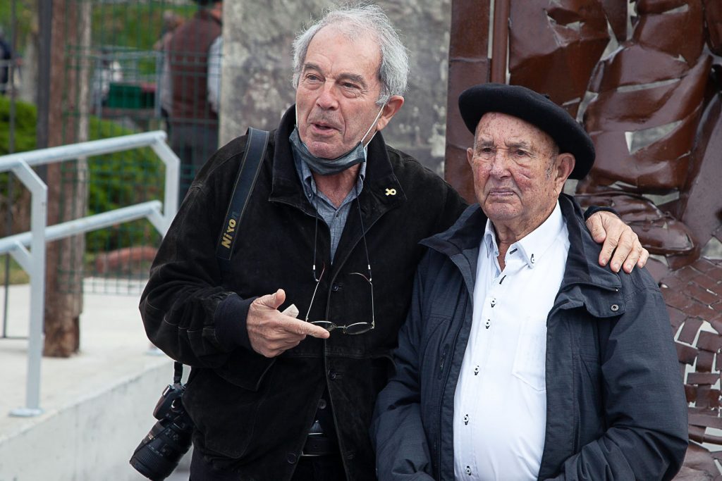 Homenaje a Carmelo Uriarte Olano, fundador del museo de la Mineria del Pais Vasco. Gallarta. Vizcaya 2021