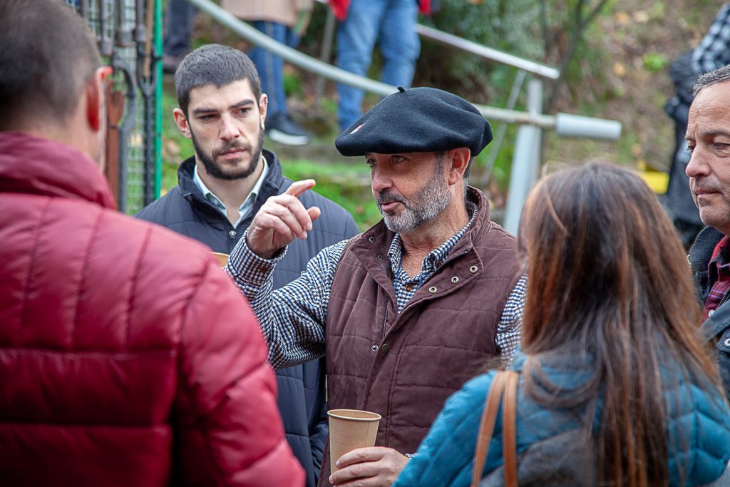 Homenaje a Carmelo Uriarte Olano, fundador del museo de la Mineria del Pais Vasco. Gallarta. Vizcaya 2021