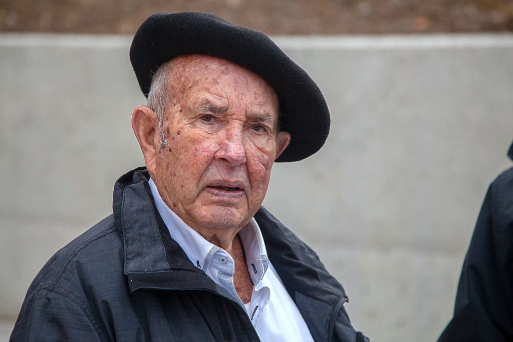 Homenaje a Carmelo Uriarte Olano, fundador del museo de la Mineria del Pais Vasco. Gallarta. Vizcaya 2021