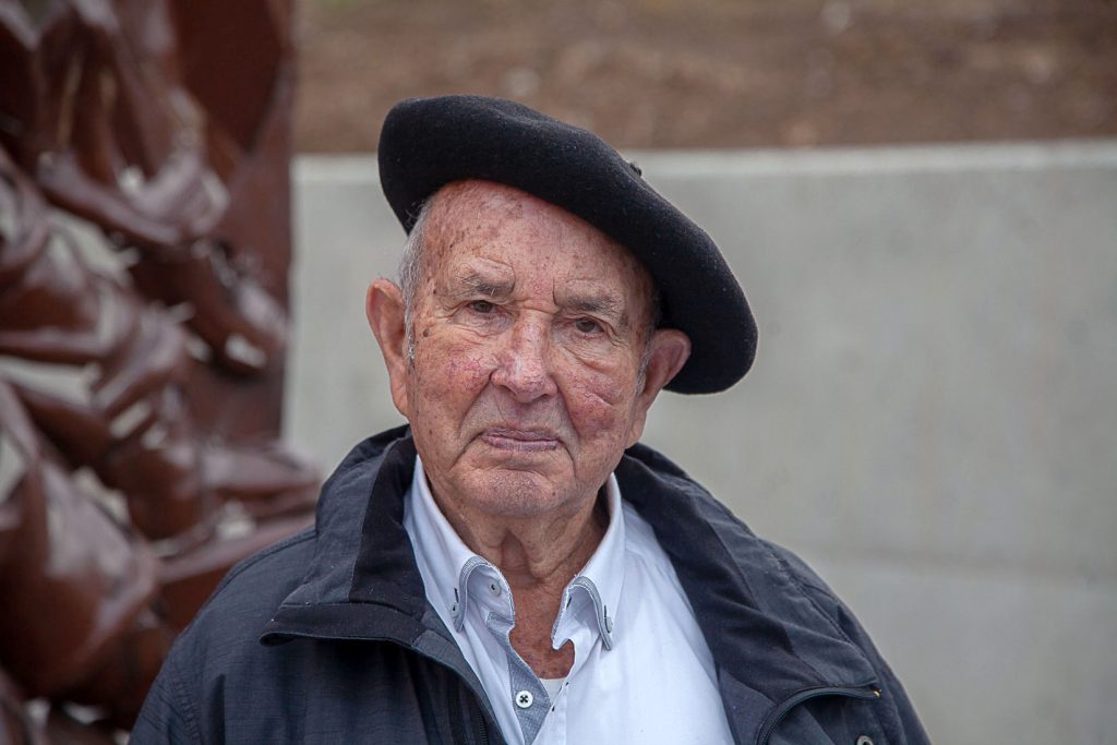 Homenaje a Carmelo Uriarte Olano, fundador del museo de la Mineria del Pais Vasco. Gallarta. Vizcaya 2021