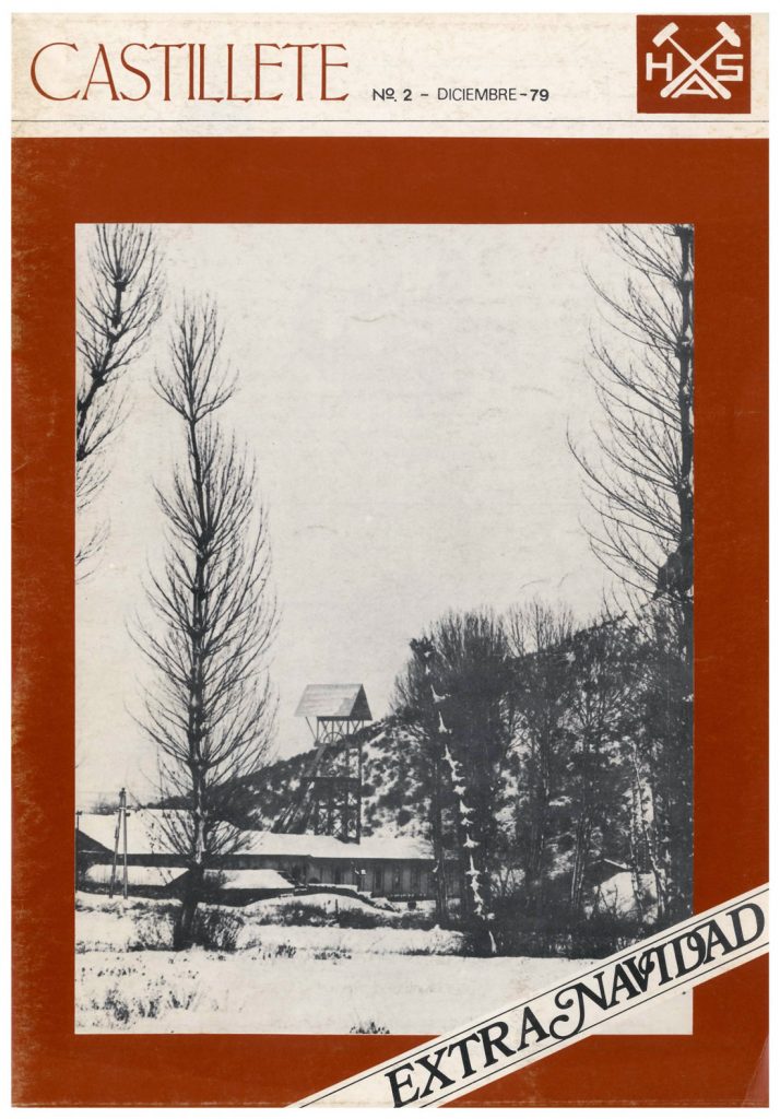 Revista Castillete Nº 2. Diciembre 1979, de Hulleras de Sabero y Anexas. 73 Páginas