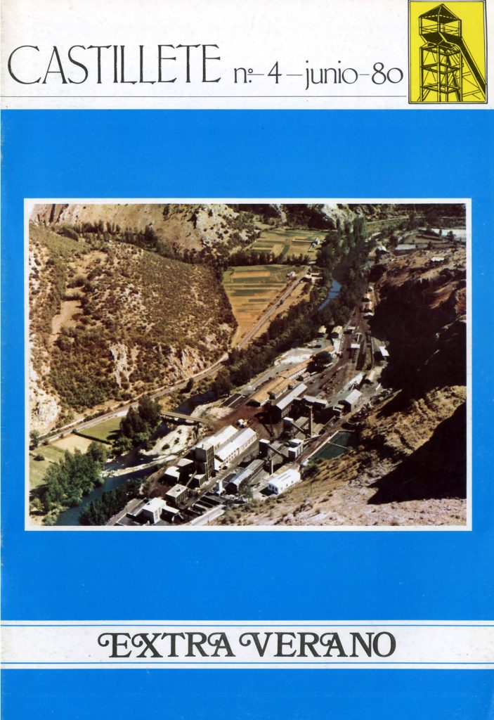 Revista Castillete Nº 4. Junio 1980, de Hulleras de Sabero y Anexas. 43 Páginas