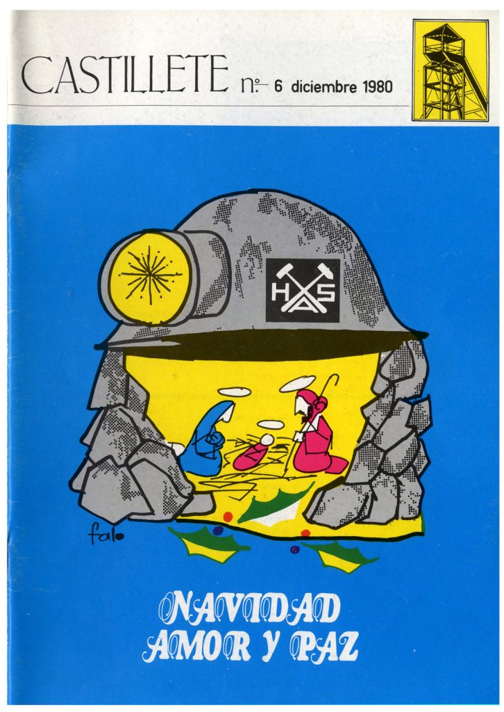 Revista Castillete Nº 6. Diciembre 1980, de Hulleras de Sabero y Anexas. 59 Páginas