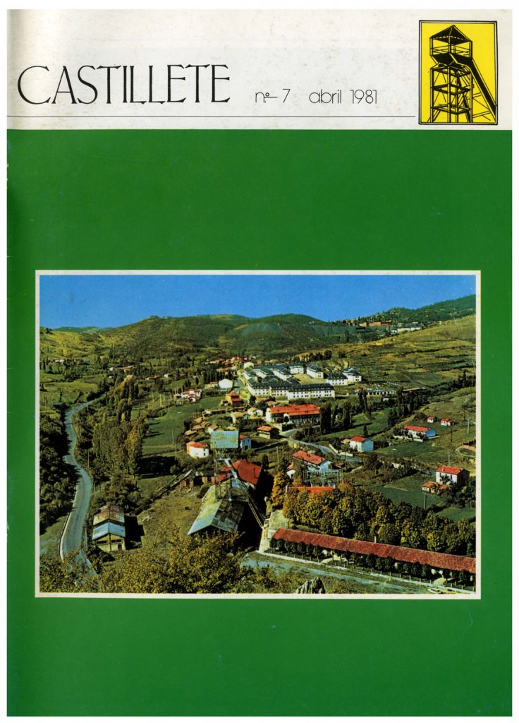 Revista Castillete Nº 7. Abril 1981, de Hulleras de Sabero y Anexas. 39 Páginas