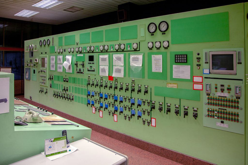 Sala de control. Central Térmica de Velilla del Río Carrión. Palencia 2021