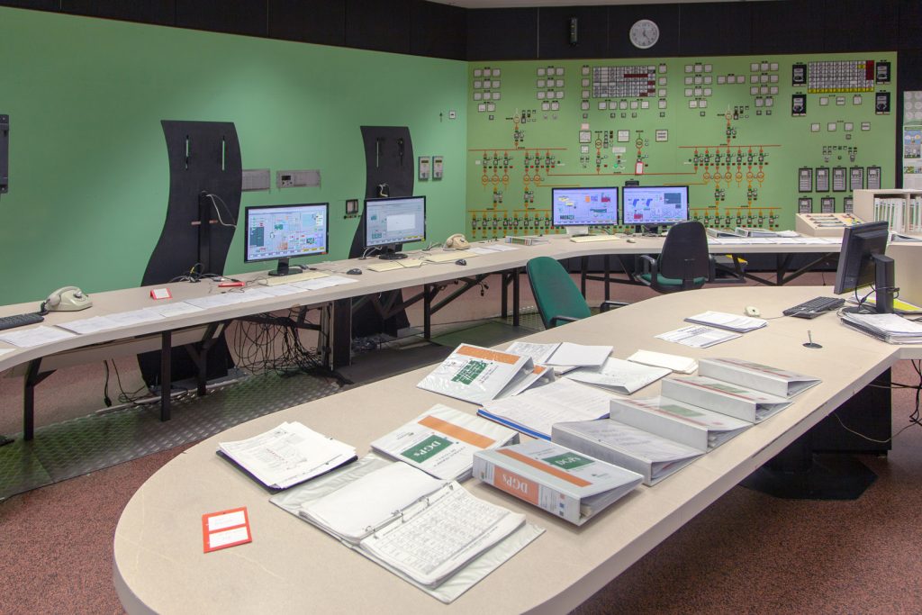 Sala de control. Central Térmica de Velilla del Río Carrión. Palencia 2021