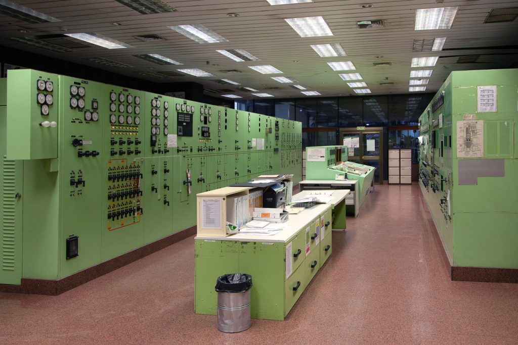 Sala de control. Central Térmica de Velilla del Río Carrión. Palencia 2021