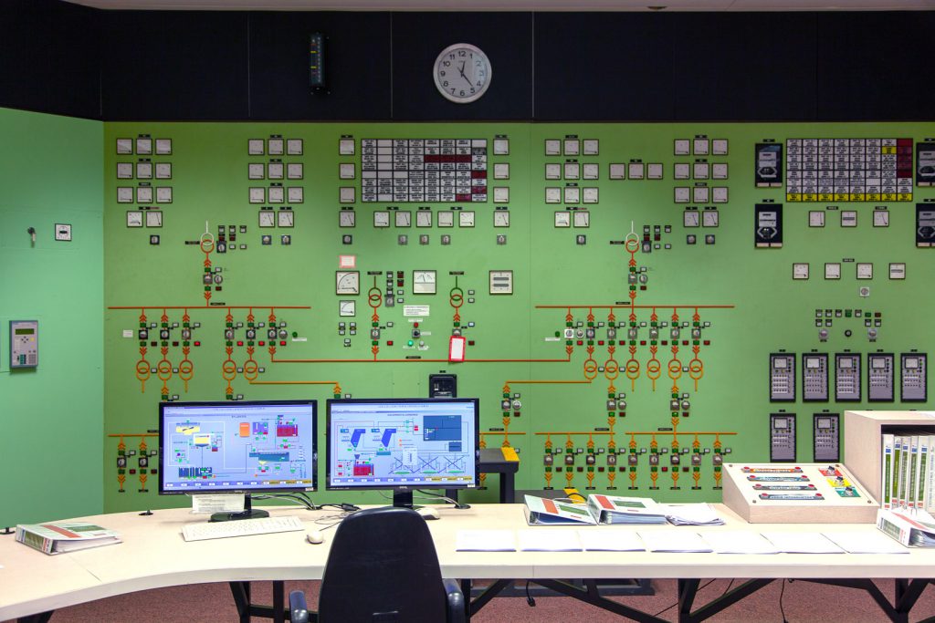 Sala de control. Central Térmica de Velilla del Río Carrión. Palencia 2021