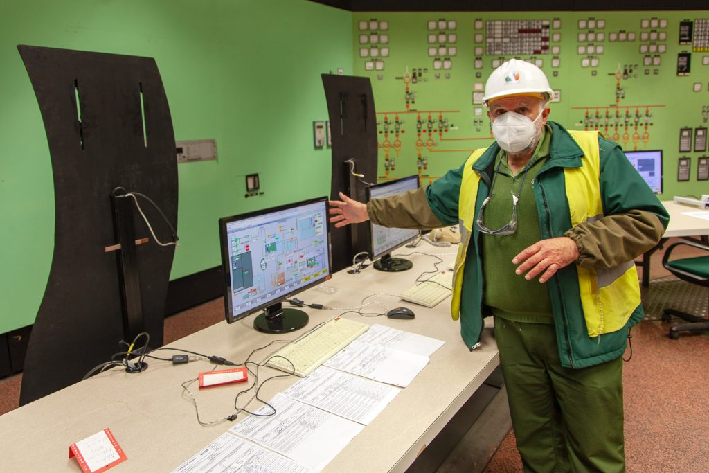 Sala de control. Central Térmica de Velilla del Río Carrión. Palencia 2021