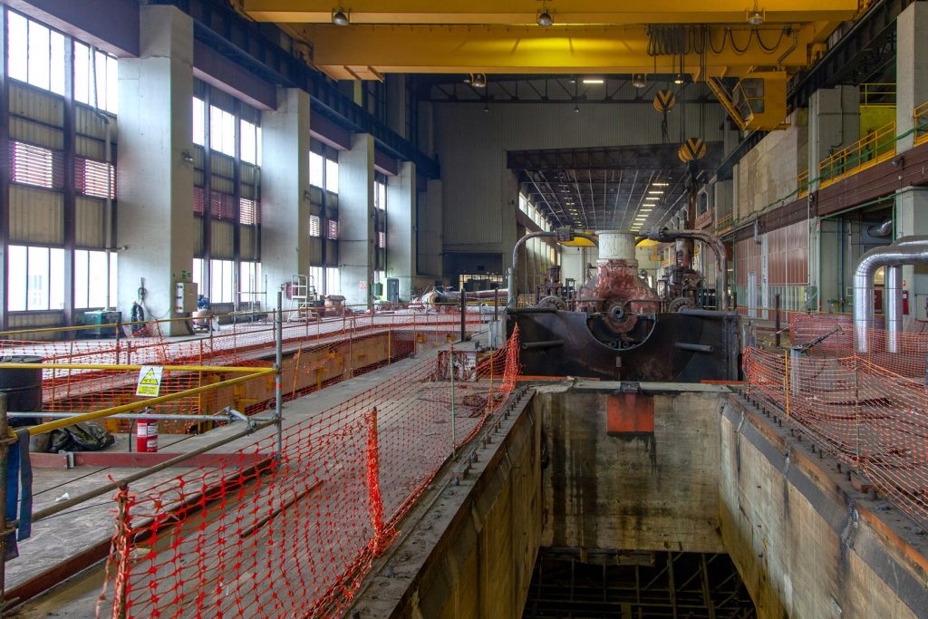 Desmantelamiento de la Central Térmica de Velilla del Río Carrión. Palencia 2021