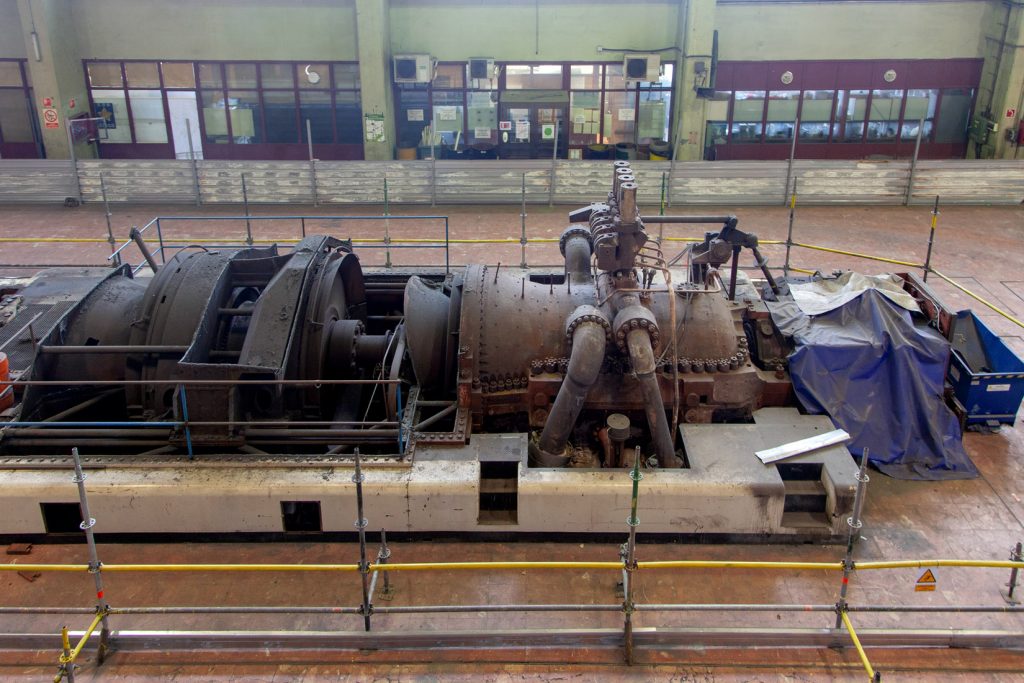 Desmantelamiento de la Central Térmica de Velilla del Río Carrión. Palencia 2021